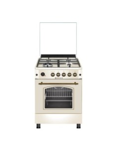 Cocina de gas butano 60 cm Rústica Crema