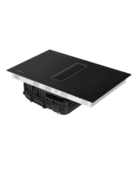 Placa de inducción flexible con extracción 80 cm 4 zonas de cocinado