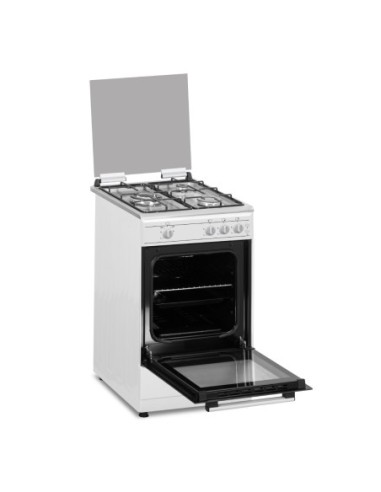 Cocina de gas butano 50 cm Blanca