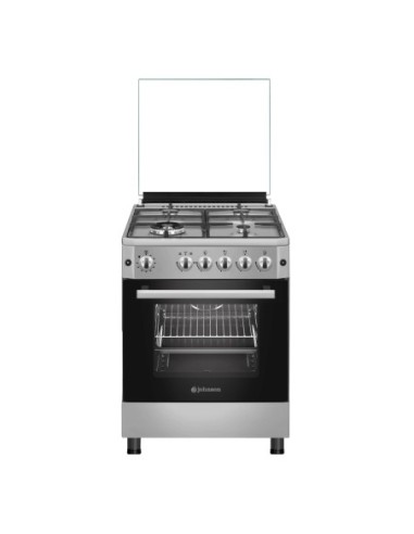 Cocina de gas natural 60 cm Inox