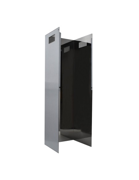 Tubo decorativo prolongador 1 m Inox