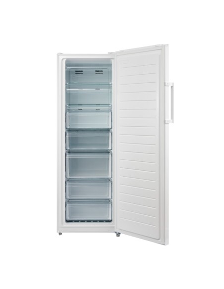 Congelador vertical de 1 puerta 173x60 cm E Blanco