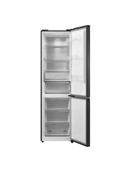 Frigorífico combi 201x60 cm C Dark Inox