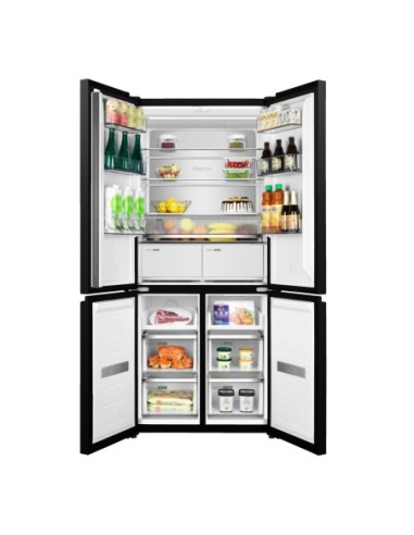 Frigorífico cuatro puertas 190x84 cm E Dark Inox