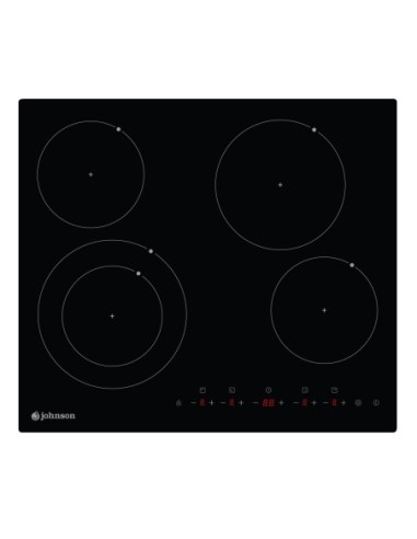 Vitrocerámica 60 cm 4 zonas de cocinado
