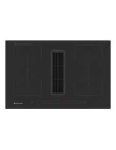 Placa de inducción flexible con extracción 80 cm 4 zonas de cocinado