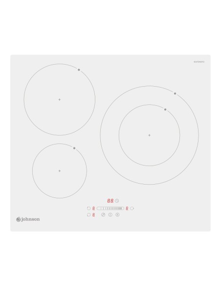 Placa de inducción 60 cm 3 zonas de cocinado