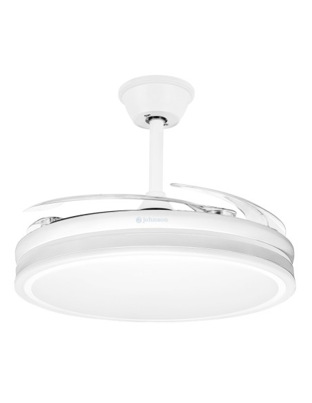 Ventilador 42" con aspas ocultables y control remoto