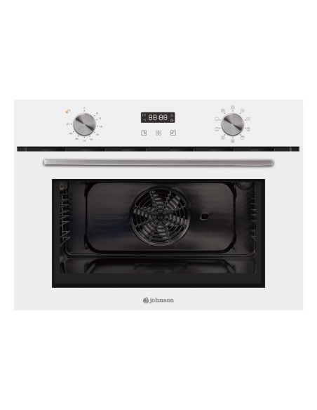 Horno 8 funciones 45 cm Cristal Blanco