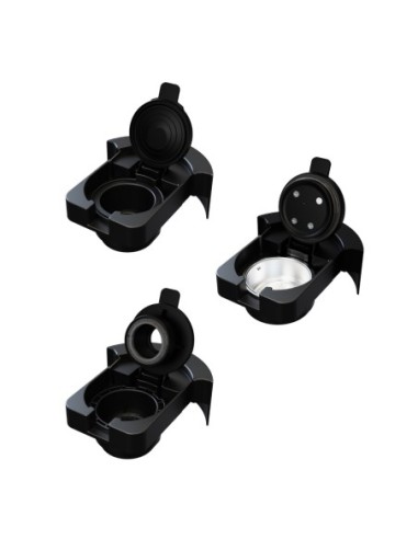 Cafetera multicápsula 1.400W y 20 bares negra