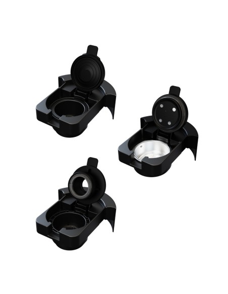 Cafetera multicápsula 1.400W y 20 bares negra