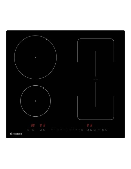 Placa de inducción flexible 60 cm 4 zonas de cocinado