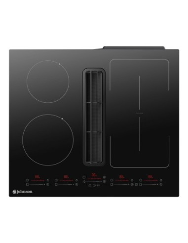Placa de inducción flexible con extracción 60 cm 4 zonas de cocinado