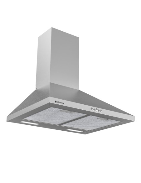 Campana de pared inclinada 60 cm Inox