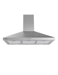 Campana de pared inclinada 90 cm Inox