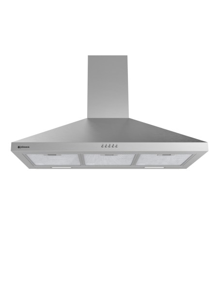 Campana de pared inclinada 90 cm Inox