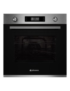 Horno 9 funciones pirolítico Inox y Cristal Negro