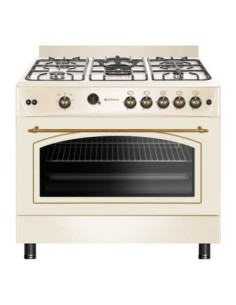 Cocina de gas butano 90 cm Rústica Crema