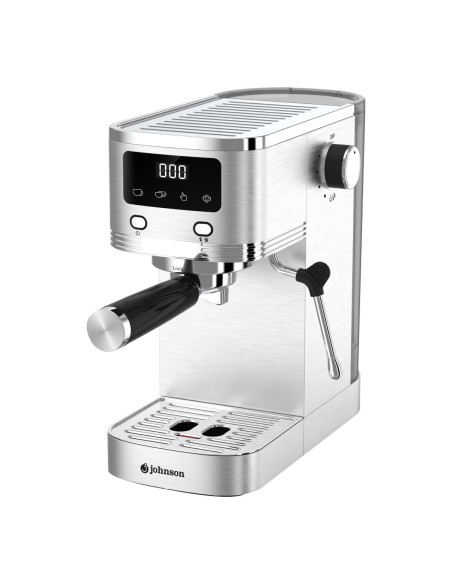 Cafetera semiautomática 1.350W y 20 bares inox