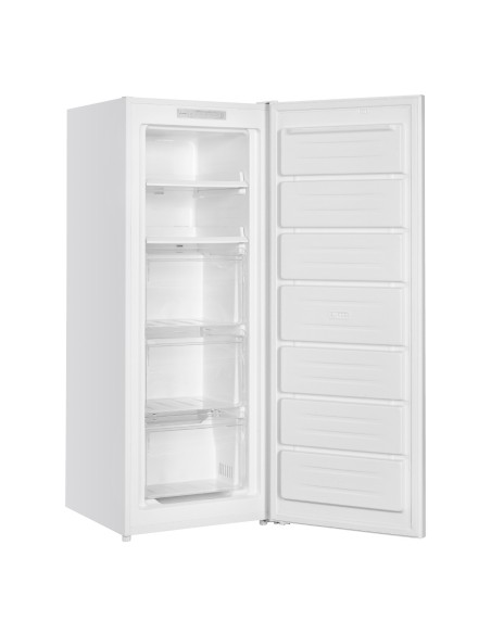 Congelador vertical de 1 puerta 143x54 cm E Blanco