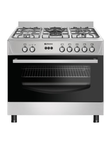 Cocina de gas natural 90 cm Inox