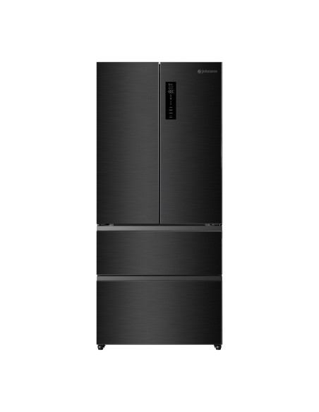 Frigorífico francés 190x84 cm 2 puertas 2 cajones E Dark Inox