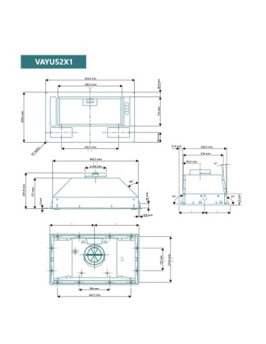 Grupo filtrante 60 cm Inox