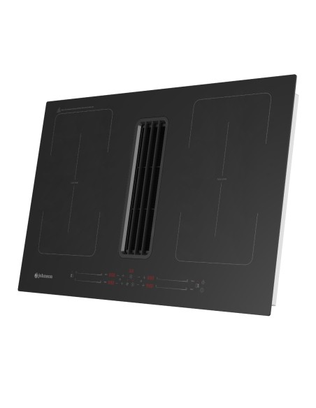 Placa de inducción flexible con extracción 80 cm 4 zonas de cocinado