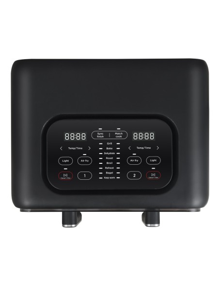 Freidora de aire 8 litros con dos cestos independientes 2.400W