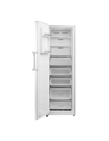 Congelador vertical de 1 puerta 185x60 cm E Blanco
