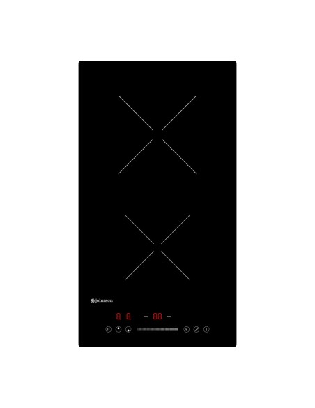 Placa de inducción 30 cm 2 zonas de cocinado