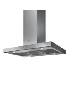 Campana de isla en forma de T 90 cm Inox