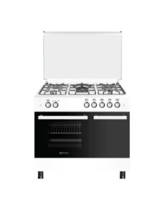 Cocina de gas butano 90 cm Blanca